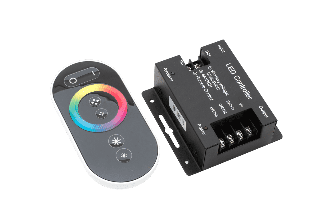 Модуль управления с телефона. SWG контроллер led Touch Deluce 24a, 12/24в. Контроллер для ленты RF-RGB-S-24a. Контроллер для РГБ ленты 12в. Контроллер RGB led Touch Black (24a,12-24v,288-576w).